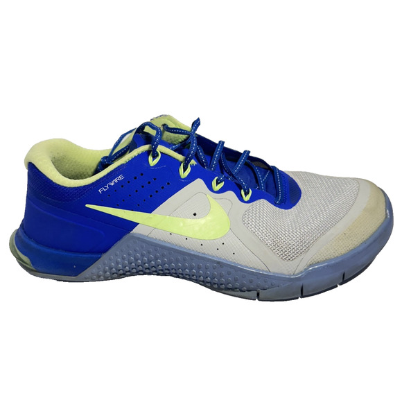 Nike Free Trainer 5.0 V6 Men’s Size 9.5 Blue Volt Training Shoes 821913-003 - Picture 1 of 9